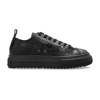 Dsquared2 Berlin Monogram Sneakers - Heren - Schoenen - Zwart - Maat: 45 EU Leer