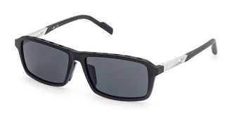 Adidas Sport SP0049 Polarized 02A Mens Sunglasses Black Size 59
