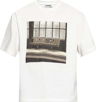 Jil Sander grafisch T-shirt