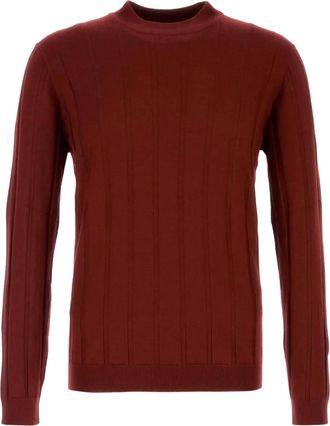 Brunello Cucinelli Geribbelde sweater - Rood