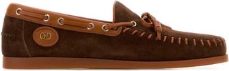 Valentino Garavani Brown Tassels Loafers