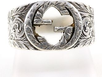 Gucci Silver 925 Band Ring (Pre-Owned)