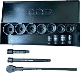 JCB Juego De Llaves De Impacto Jcb 15 Piezas 1 6 Caras (36-80mm)