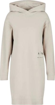 A|X Armani Exchange Dames, Jurken, Beige, Maat: XS Katoen