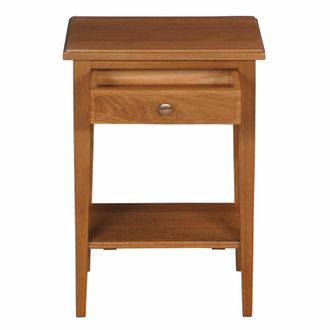Maison Gontier Mesitas de noche con 1 cajón de roble macizo