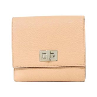 Fendi Pre-owned Wallets, female, Pink, Size: ONE SIZE Pre-owned Peekaboo Calf Wallet