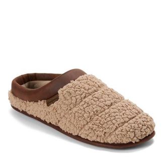 Dearfoams Asher Marled Knit Clog Slipper in Latte at Nordstrom, Size X-Large