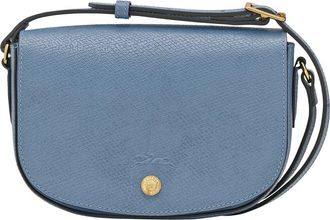 Longchamp &Eacute;pure Leather Crossbody Bag in Slate at Nordstrom
