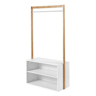 Calicosy Entryway Wardrobe With Storage in White