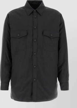 Maison Margiela reversible padded shirt jacket
