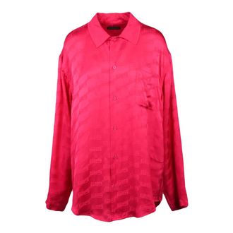 Balenciaga Dames, Blouses & Shirts, Roze, Maat: 2XS Viscose