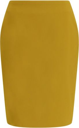 Saint Laurent Satin Pencil Skirt