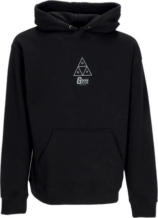 HUF Gundam Triple Triangle Zwarte Hoodie - Heren - Hoodies - Zwart - S - Katoen - Hoodies & sweatvesten