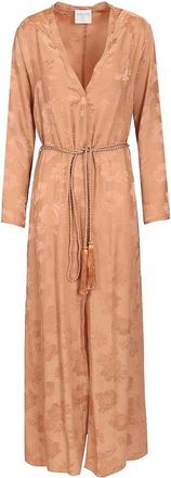 Forte_Forte Fluid Bouquet Jacquard Long Sleeves Dress