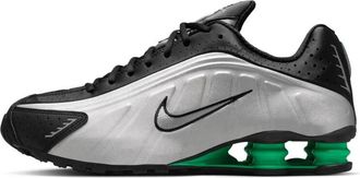 Nike Nike Mens Shox R4 Shoes, Metallic Silver/Metallic Silve, 6