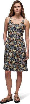 Prana Corrinne Dress Womens Dress Black Summer Nights : LG (Womens 12-14), Elastane/Polyester