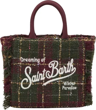 MC2 Saint Barth Vanity Mini Tweed Handbag