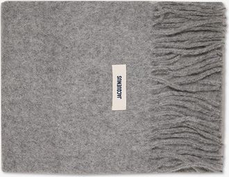 Jacquemus Webschal aus Alpakamix L&eacute;charpe Carro