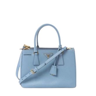 Prada Pre-owned Handbags, female, Blue, Size: ONE SIZE Pre-owned Galleria