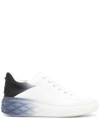 Jimmy Choo London Diamond Maxi/F II ombr&eacute;-effect sneakers - White