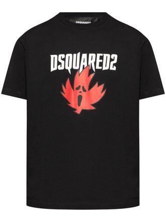 Dsquared2 logo-print cotton T-shirt - Black
