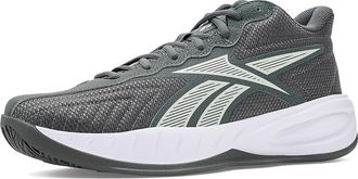 Reebok Press Basketball Shoes Grey 5/Grey 1/Footwear White : Mens 10.5 - Womens 12 Medium, Textile
