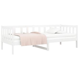 Berkfield Home Beautiful Day Bed White 80x200 cm Solid Wood Pine