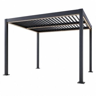 Concept Usine Estructura ajustable de pergola led bioclim&aacute;tica 3x3m de estructura de