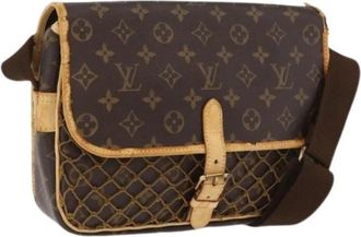 Louis Vuitton Pre-owned Vintage Cross Body Bag - Dames - Vintage Schoudertas - Bruin - ONE Size - Vintage