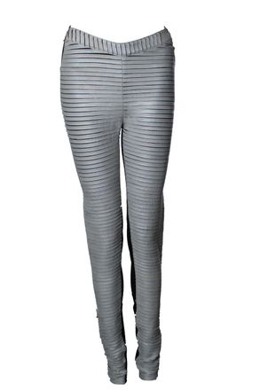 Gareth Pugh leather and nylon leggings