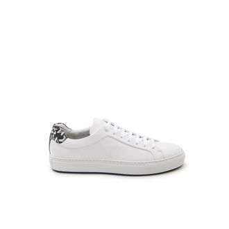 HUGO BOSS Hugo, Sneakers, male, White, Size: 9 US Parkour LowTop Leather Sneakers