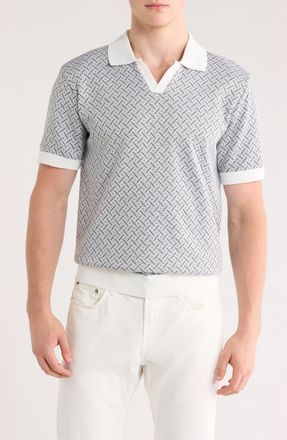 Buffalo Wise Polo in Grey Combo at Nordstrom Rack, Size Medium