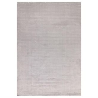 Novatrend Alfombra de sal&oacute;n unicolor moderna gris 200x290 cm