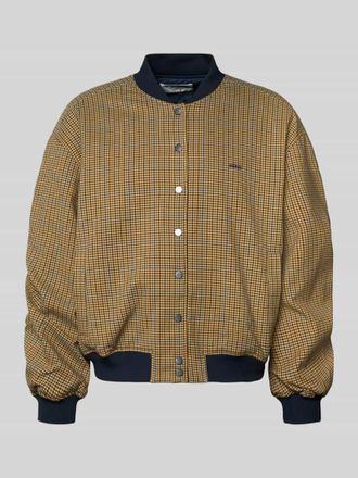 Gestuz Loose Fit Bomberjacke mit Knopfleiste Modell chicca in Camel, Gr&ouml;&szlig;e 34