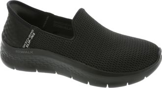 Skechers Womens Go Walk Flex Slip-ins-Relish Sneaker, Black, 11 Narrow