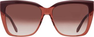 Ferragamo Ferragamo Brown Gradient Cat Eye Ladies Sunglasses SF1102S 619 58