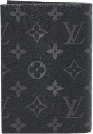 Louis Vuitton Pre-owned Paspoorthoes - Heren - Vintage Accessoires - Zwart - ONE Size - Vintage