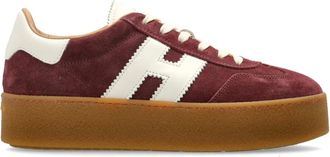 Hogan Cool H698 Platform Trainers - female - Hogan - Sneakers - Red - 5 1/2 UK - Shoes