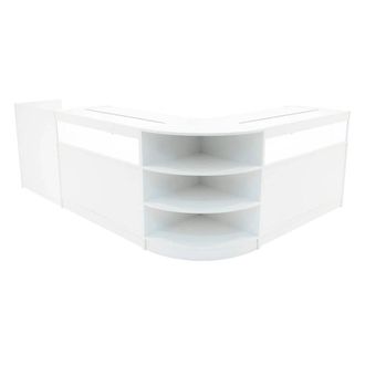 MonsterShop Sagittarius LED Shop Counter Set LM60, TB60 & 2 x B1200 - White