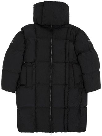 Maison Margiela x Chen Peng high-neck padded coat - men - Polyester - M - Black