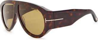 Tom Ford Bronson Aviator-style Sunglasses - Black - One Size