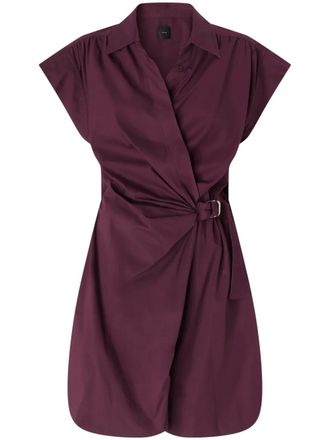 Pinko ruched mini dress - Red