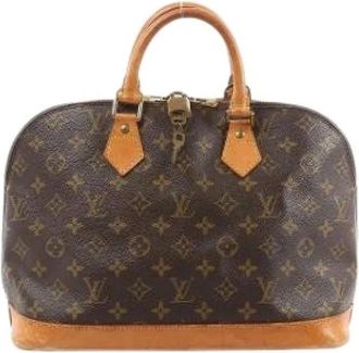 Louis Vuitton Pre-owned Handbags, female, Brown, Size: ONE SIZE Pre-owned Alma PM