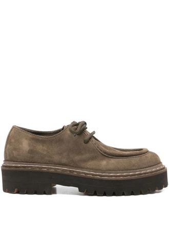 Officine Creative Mocassini con lacci - Verde