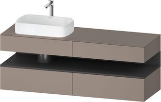 Duravit Qatego Consola Mueble Bajo Lavabo, 2 Extensiones, 2 - Duravit