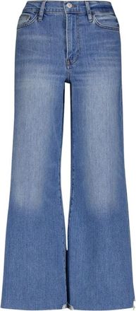 Frame Denim Versleten Wide-Leg Denim Broek - Dames - Loose Fit Jeans - Blauw - W29 - Denim - Jeans
