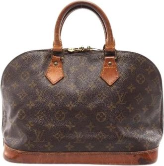 Louis Vuitton Pre-owned Handbags, female, Brown, Size: ONE SIZE Pre-owned Coated Canvas Handbag