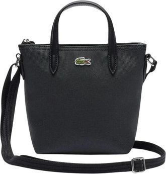 Lacoste Concept Mini Schoudertas Zwart - Dames - Handtassen - Zwart - ONE Size - Polyester - Tassen