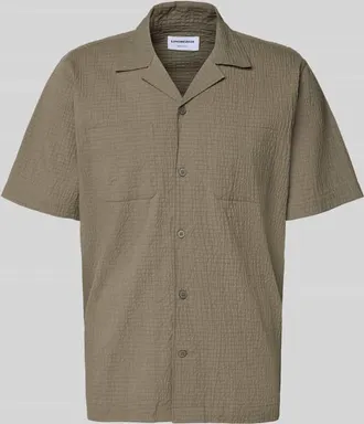 Lindbergh Lindbergh Modern Fit Freizeithemd mit Brusttaschen in Khaki, Gr&ouml;&szlig;e XXXL