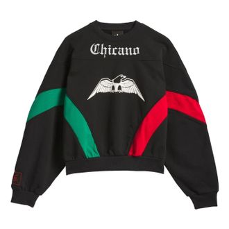 adidas x Willy Chavarria Bball Fleece Crewneck Sweatshirt Black KF3196